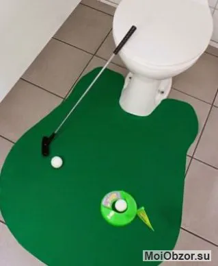 Гольф для туалета