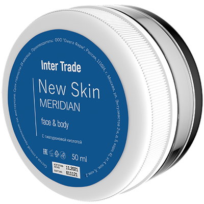 New Skin Meridian крем омолаживающий от компании INTERTRADE